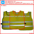 Fluoresent safety yellow children vest with reflective visibility